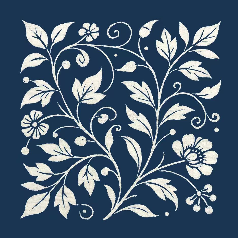 Floral and Vine Pattern